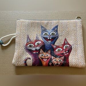 Silly kitties pouch